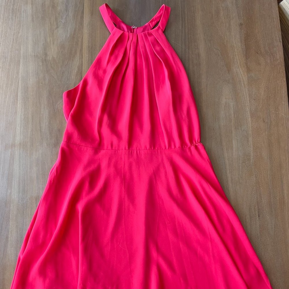 Halter Fit and Flare Dress